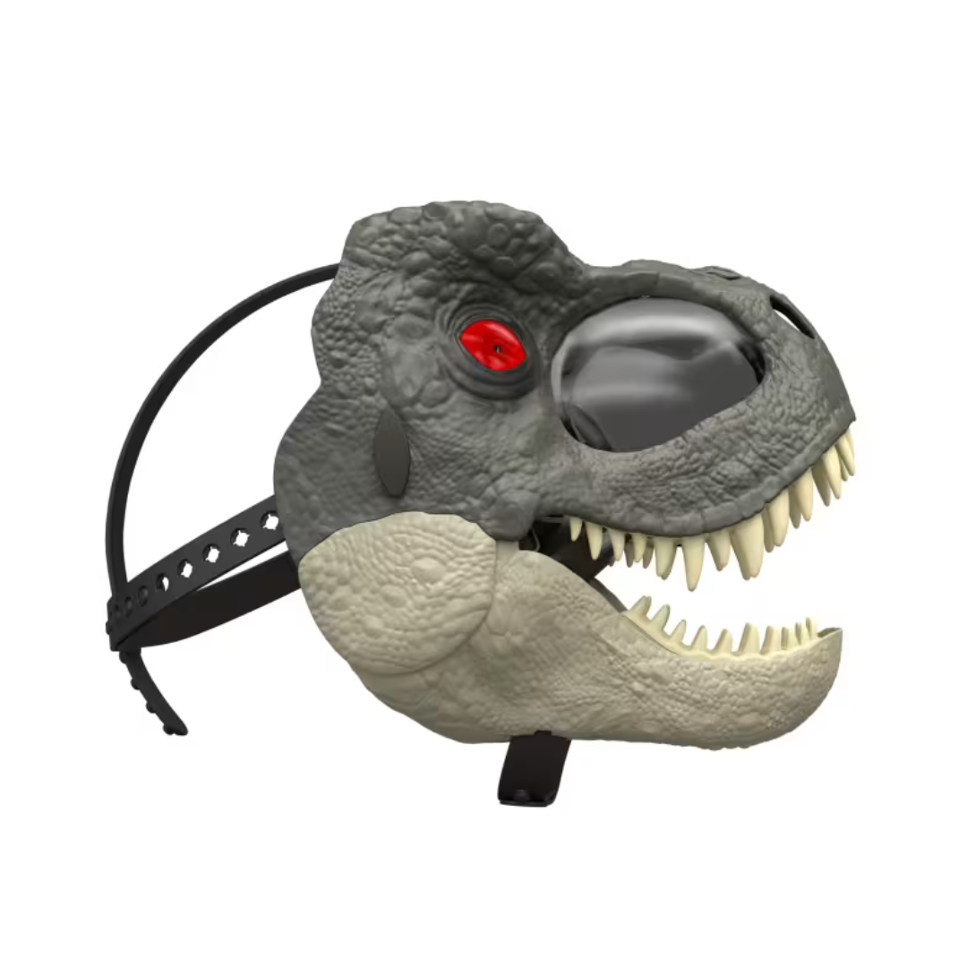 Máscara de dinosaurio T. Rex De Jurassic World: Rebirth Con Ojos Led