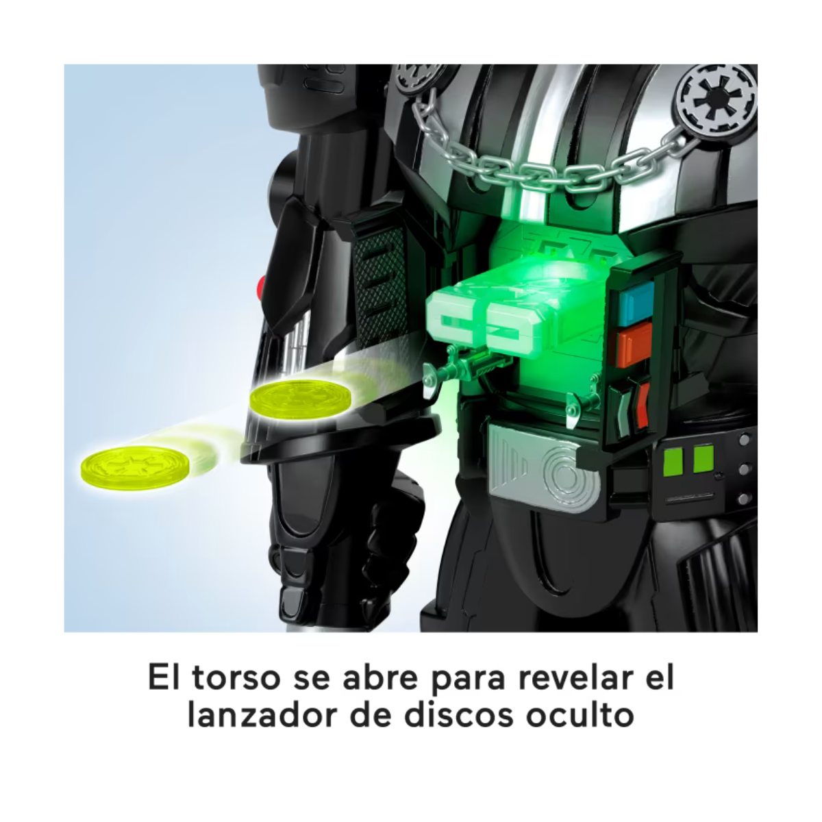 Imaginext Star Wars Robot De Darth Vader Juguete De Más De 60Cm, Luces Y Sonidos, Y Figurita Metálica De Soldado Imperial