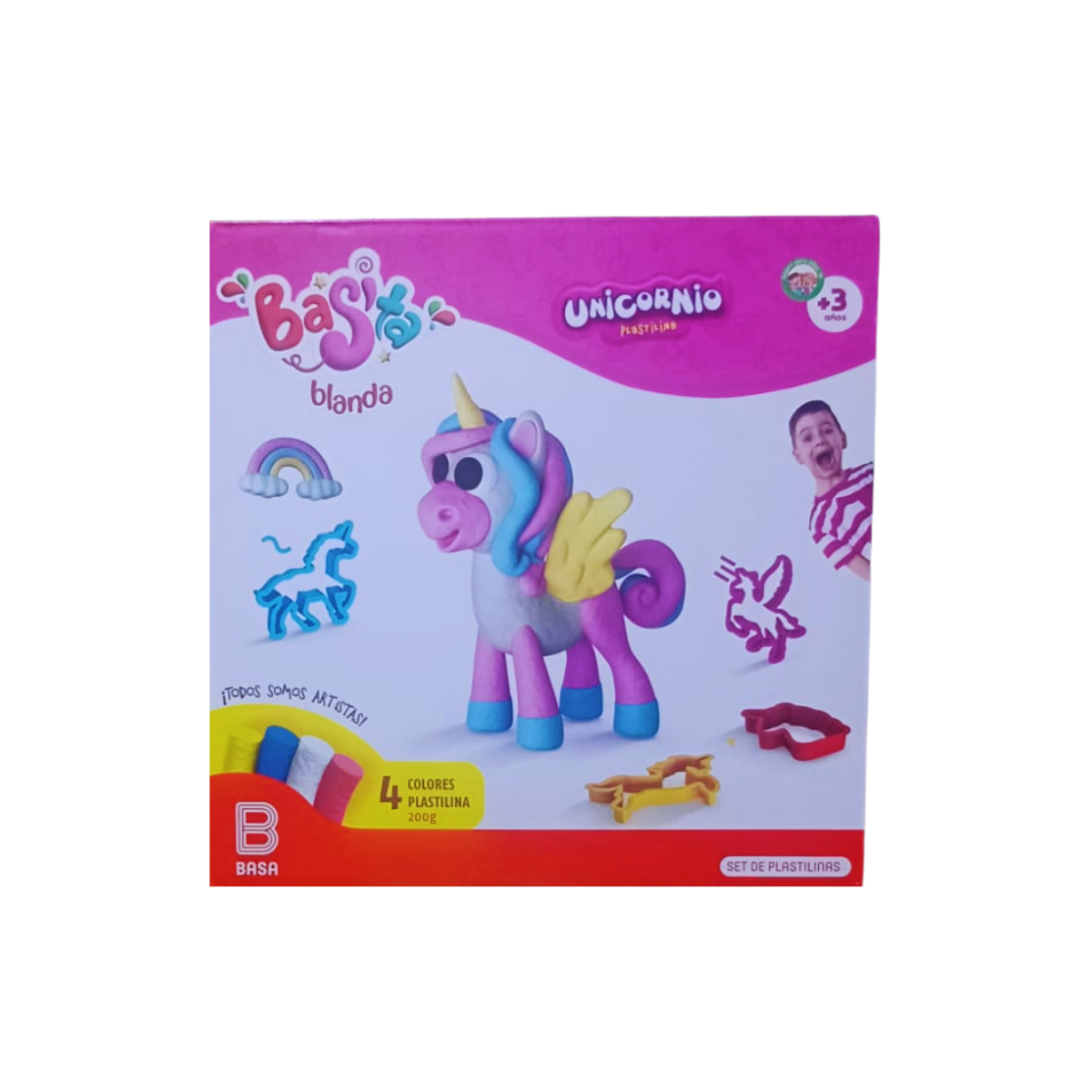 Basa - Unicornio set de plastilina