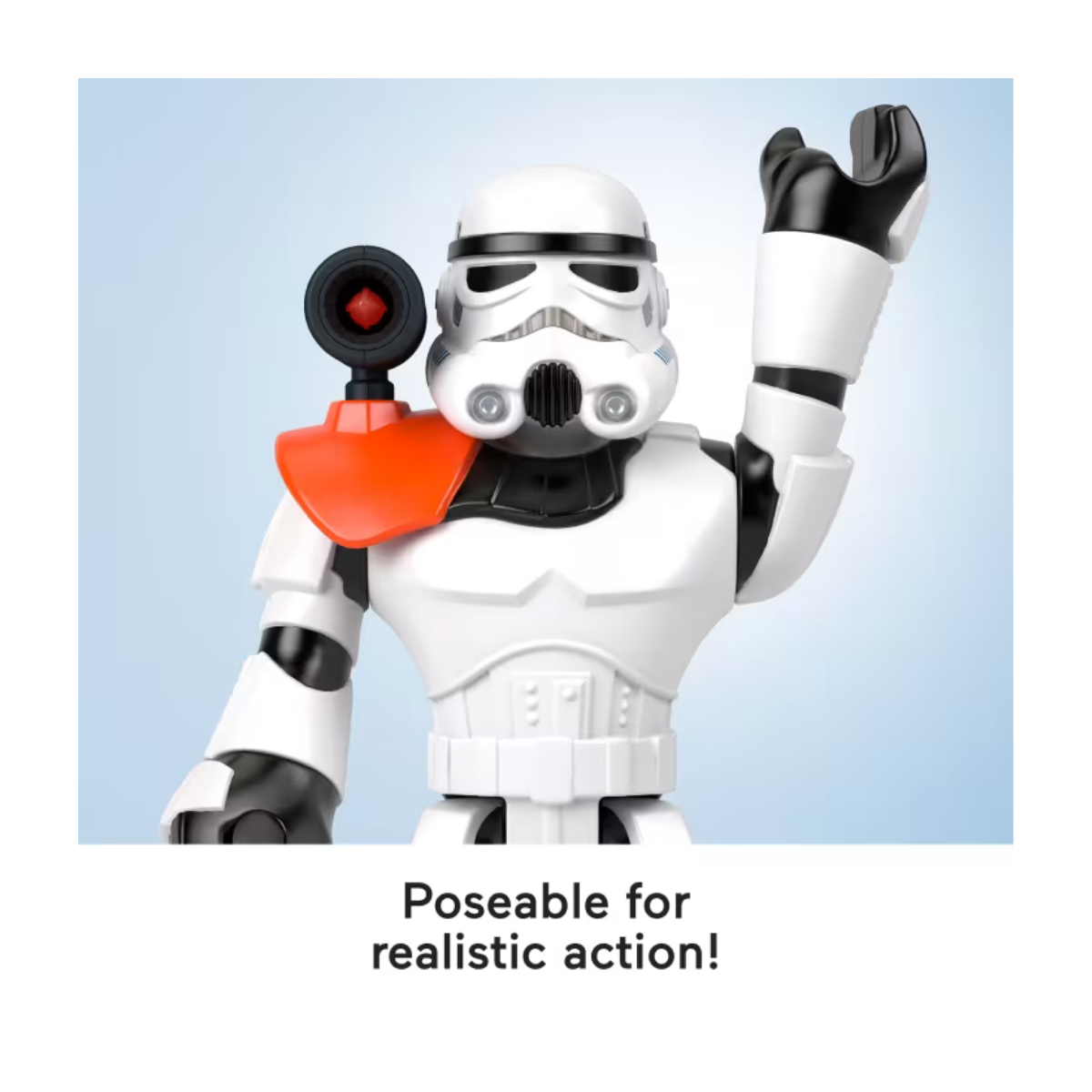 Imaginext XXL de Stormtrooper de Star Wars  juguete articulado de más de 40 cm de alto con lanzador
