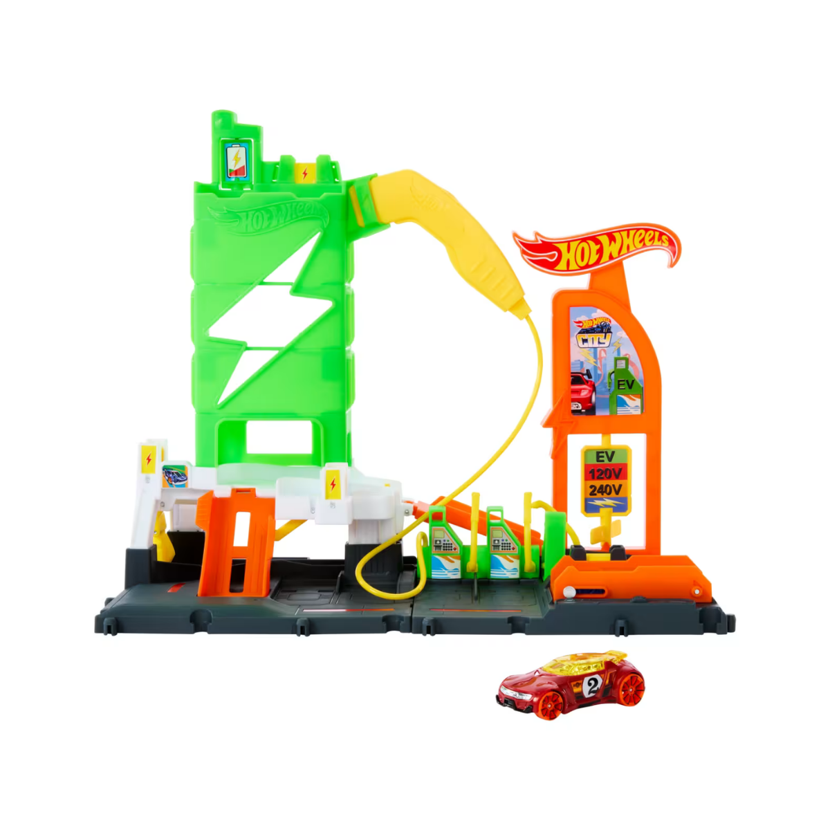 Hot Wheels City Estación De Gasolina Super Recarga Mattel