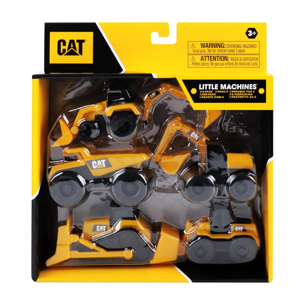 CAT - Little Machines Pack 5 Vehiculos de construcción