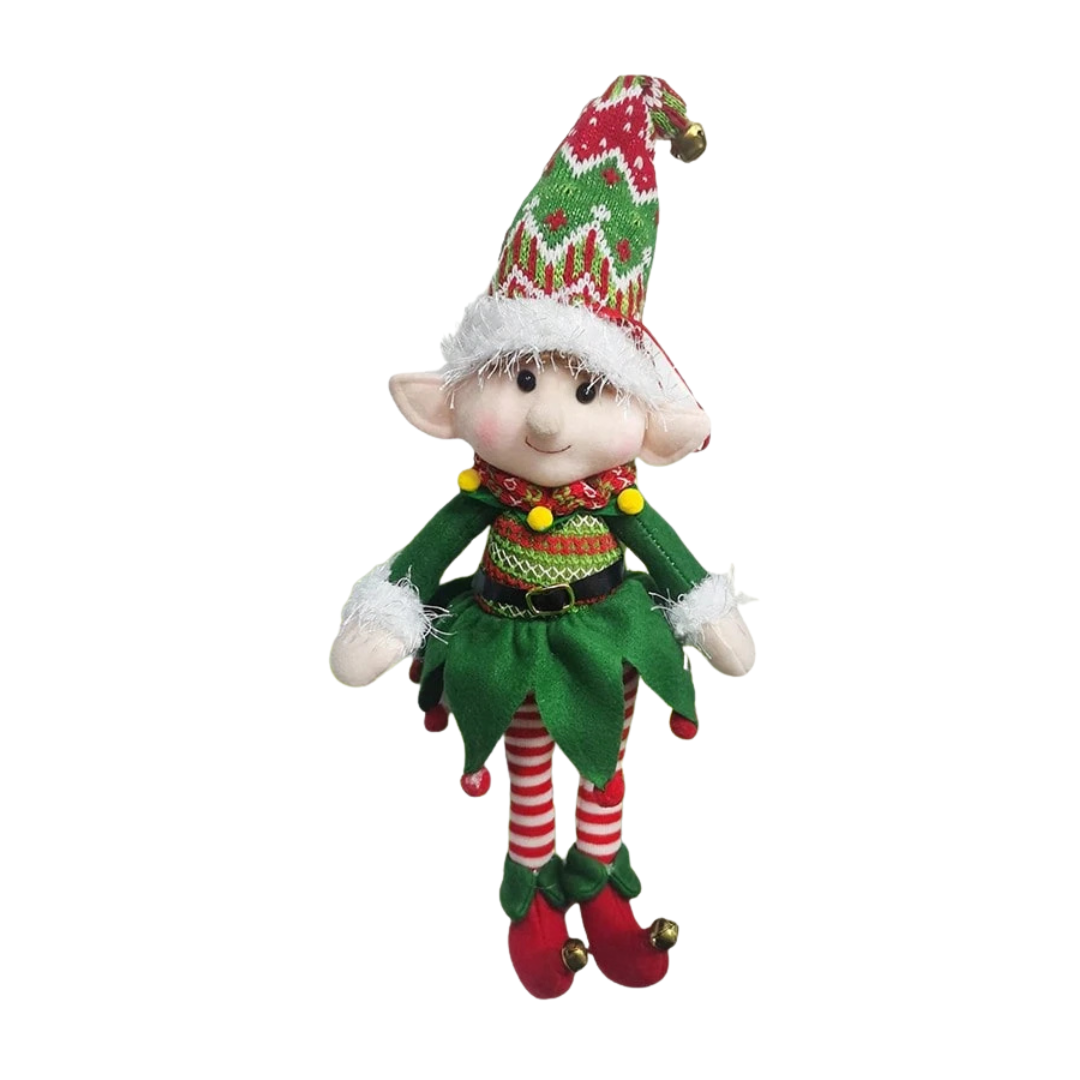Duende Muñeco Verde Niño 40cm