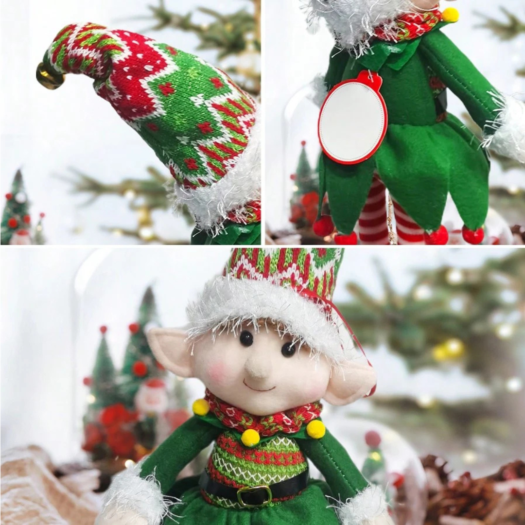 Duende Muñeco Verde Niño 40cm