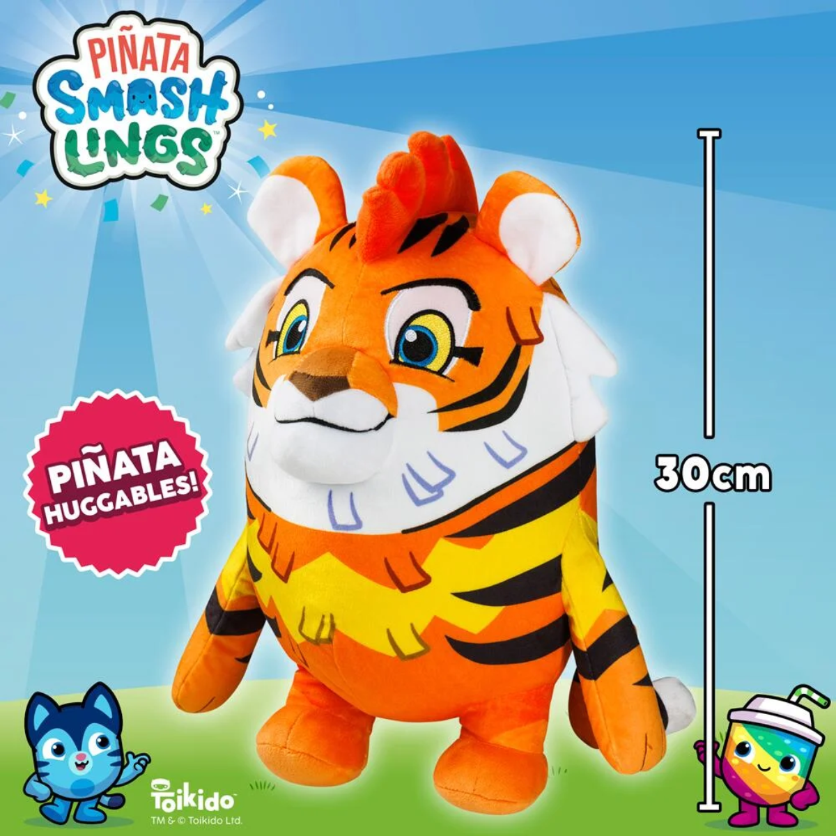 Piñata Smashlings Peluche Tigre palo rápido abrazable juguetes Roblox de Toikido