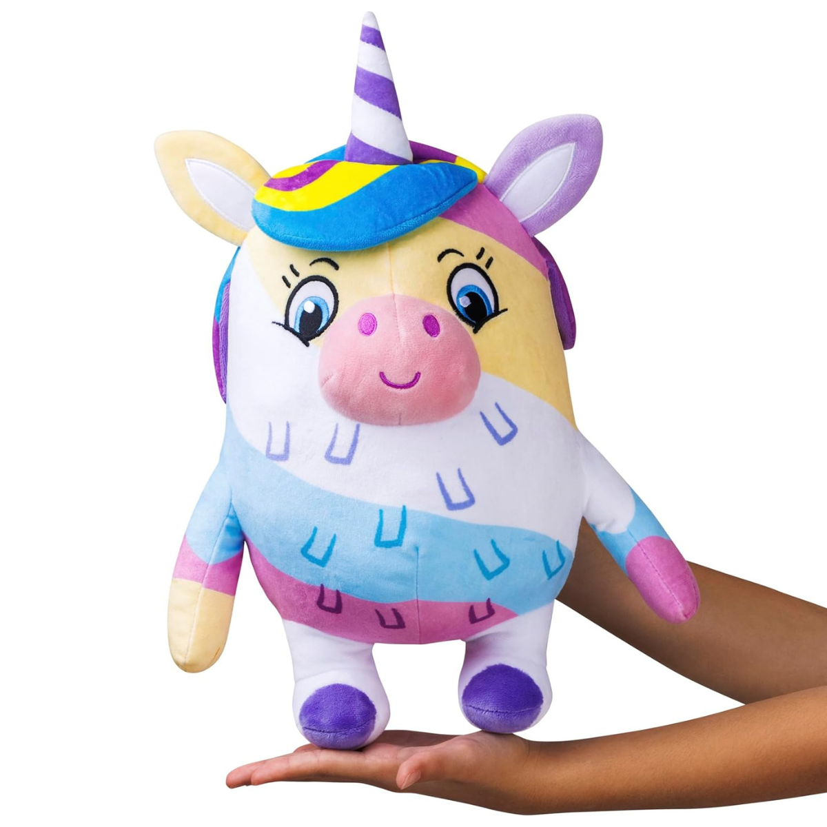 Piñata Smashlings Peluche abrazable, unicornio luna, juguetes Roblox de Toikido.
