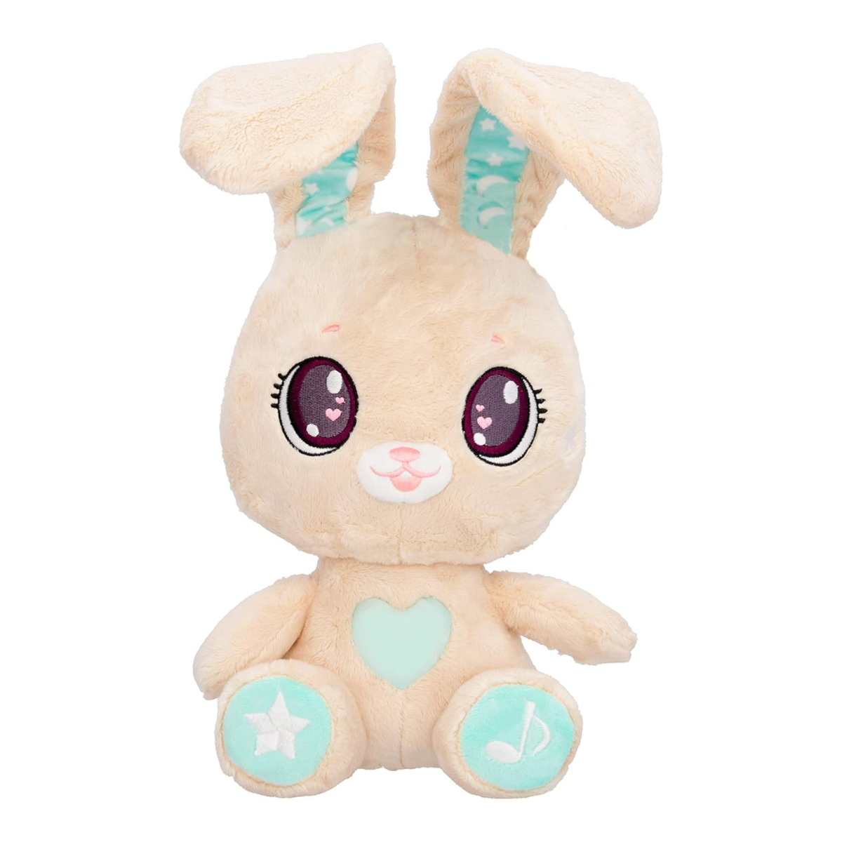 PEEKAPETS Conejito Interactivo, Peluche Divertido y Suave Mueve las Orejas con Luces y Sonidos Bebés y Niños