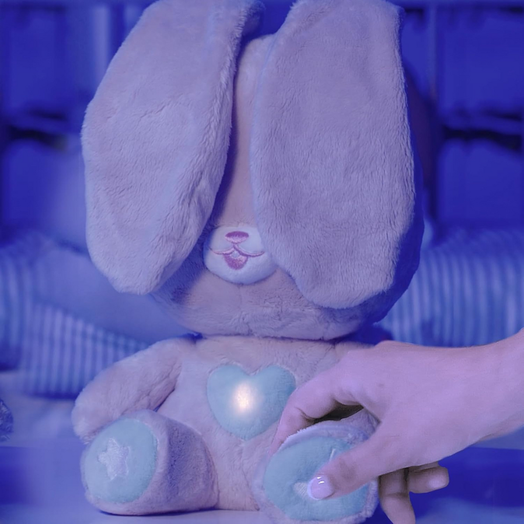 PEEKAPETS Conejito Interactivo, Peluche Divertido y Suave Mueve las Orejas con Luces y Sonidos Bebés y Niños