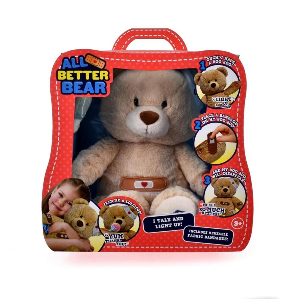 Oso de Peluche interactivo Estar Mejor, habla en español GIOCHI PREZIOSI